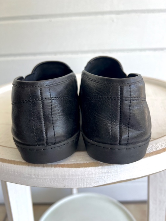 LEMAIRE Black Leather Slip On Shoes with Crepe Soles - 41/7.5 main image 9